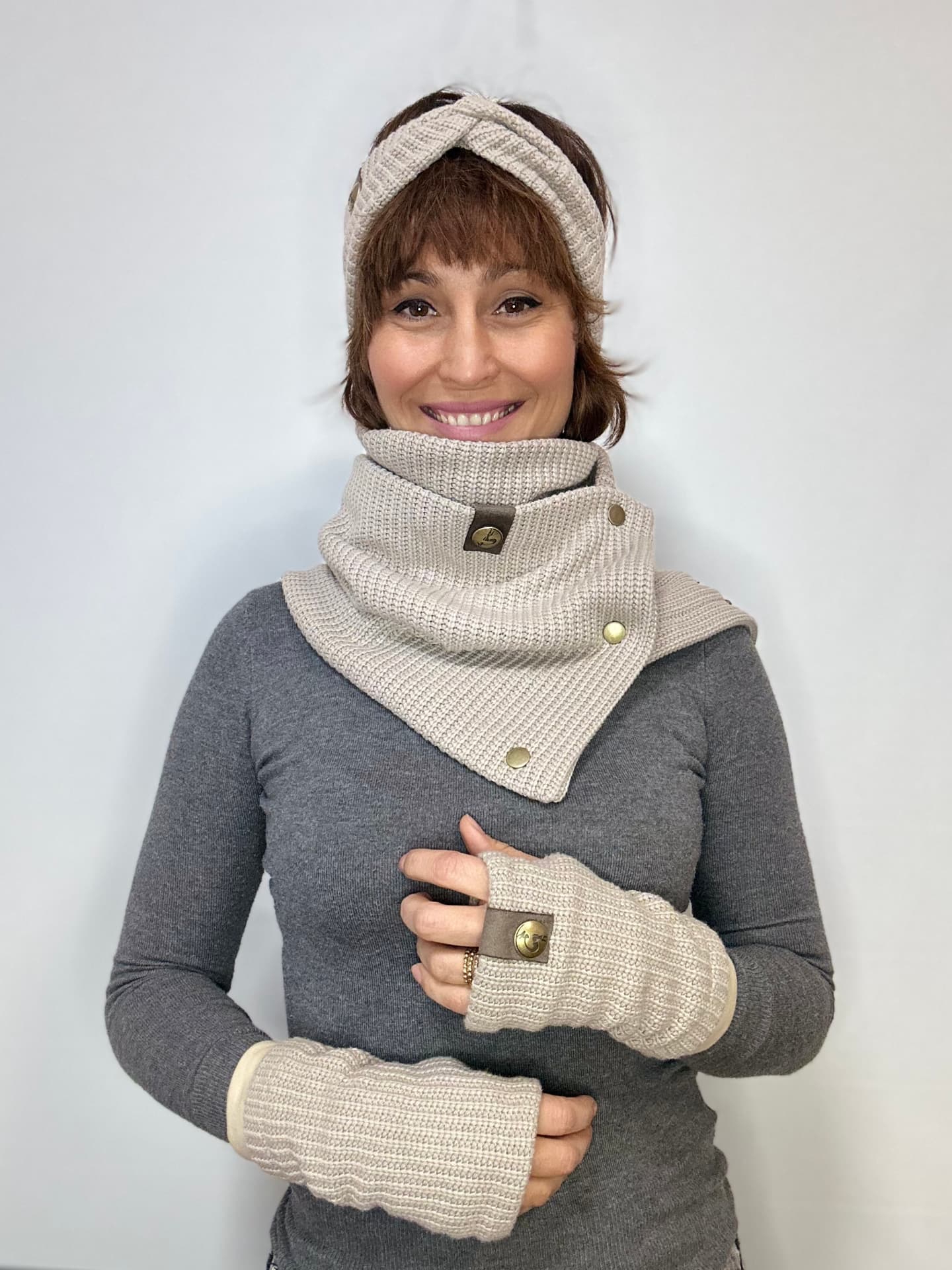 Pletený BOHO set